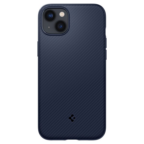 Spigen iPhone 14 Plus -suojakuori, Mag Armor MagFit Navy Blue