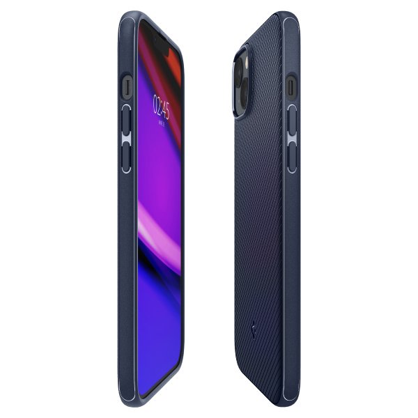 Spigen iPhone 14 Plus -suojakuori, Mag Armor MagFit Navy Blue