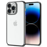 Spigen iPhone 14 Pro -suojakuori Optik Crystal Chrome Gray