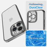 Spigen iPhone 14 Pro -suojakuori Optik Crystal Chrome Gray