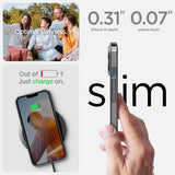 Spigen iPhone 14 -suojakuori Optik Crystal Chrome Gray