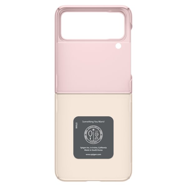 Spigen Samsung Galaxy Z Flip 4 AirSkin -suojakuori, Cotton Pink