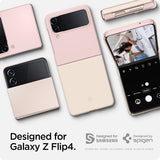 Spigen Samsung Galaxy Z Flip 4 AirSkin -suojakuori, Cotton Pink