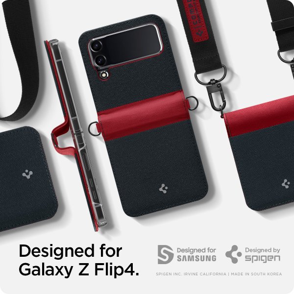 Spigen Samsung Galaxy Z Flip 4 -kuori Compoty Ladybug