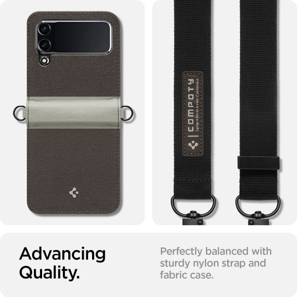 Spigen Samsung Galaxy Z Flip 4 Kuori Compoty Tan