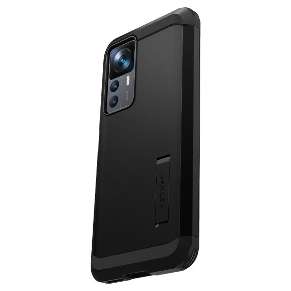 Spigen Xiaomi 12T/12T Pro -suojakuori Tough Armor, musta