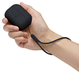 Spigen AirPods Pro 2 -kuori, Silicone Fit, musta