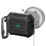 Spigen AirPods Pro 2 Tough Armor MagSafe -kuori, musta