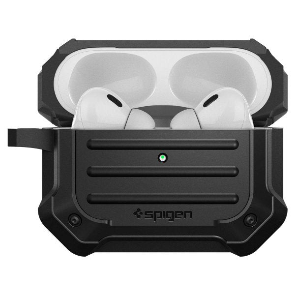 Spigen AirPods Pro 2 Tough Armor MagSafe -kuori, musta