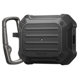 Spigen AirPods Pro 2 Tough Armor MagSafe -kuori, musta