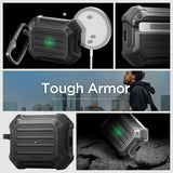 Spigen AirPods Pro 2 Tough Armor MagSafe -kuori, musta