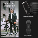 Spigen AirPods Pro 2 Tough Armor MagSafe -kuori, musta