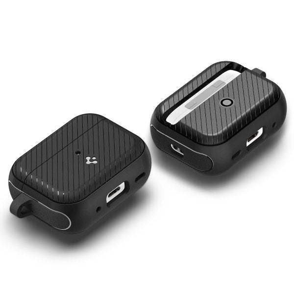 Spigen AirPods Pro 2 -suojakuori Mag Armor MagFit Matte Black