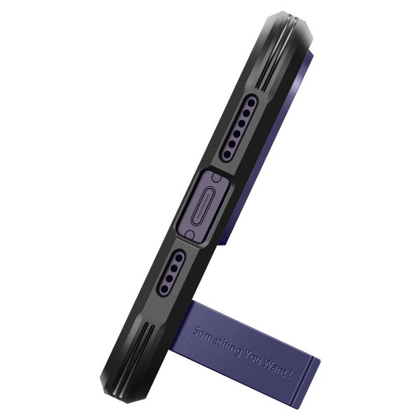 Spigen iPhone 14 Pro Max -suojakuori Tough Armor MagFit Deep Purple