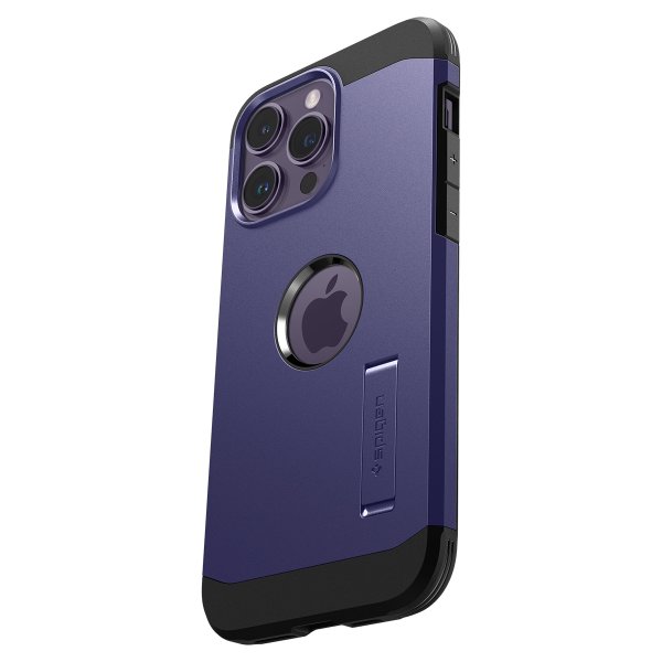 Spigen iPhone 14 Pro Max -suojakuori Tough Armor MagFit Deep Purple