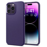 Spigen iPhone 14 Pro -kuori Liquid Air Deep Purple