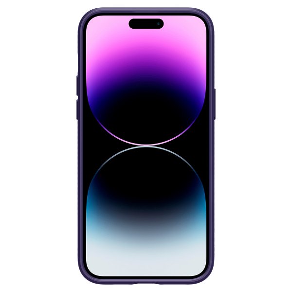 Spigen iPhone 14 Pro -kuori Liquid Air Deep Purple