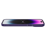 Spigen iPhone 14 Pro -kuori Liquid Air Deep Purple