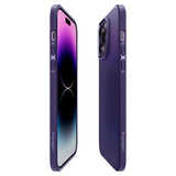 Spigen iPhone 14 Pro -kuori Liquid Air Deep Purple
