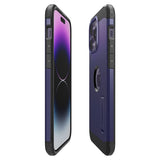 Spigen iPhone 14 Pro -suojakuori Tough Armor MagFit Deep Purple