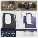 Spigen iPhone 14 Pro -suojakuori Tough Armor MagFit Deep Purple