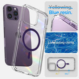 Spigen iPhone 14 Pro Max -suojakuori Ultra Hybrid MagFit Deep Purple