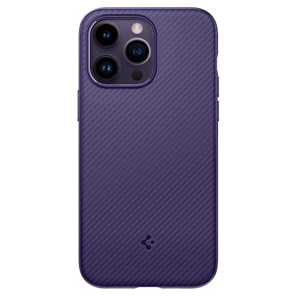 Spigen iPhone 14 Pro Max -kuori Mag Armor MagFit Deep Purple