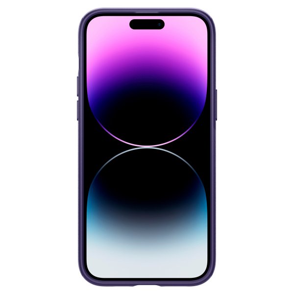 Spigen iPhone 14 Pro Max -kuori Mag Armor MagFit Deep Purple