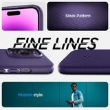 Spigen iPhone 14 Pro Max -kuori Mag Armor MagFit Deep Purple