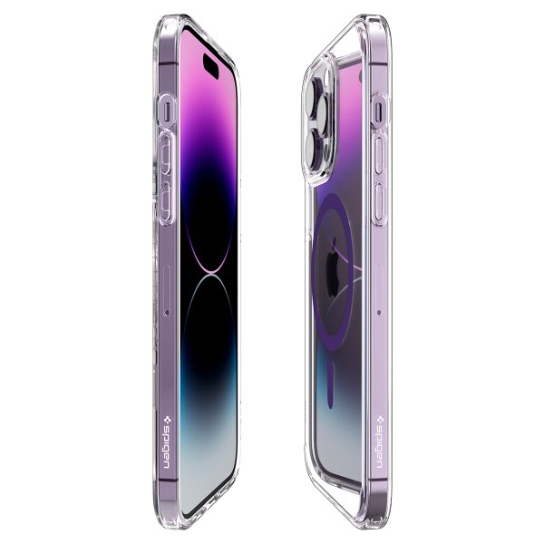 Spigen iPhone 14 Pro -suojakuori Ultra Hybrid MagFit Deep Purple