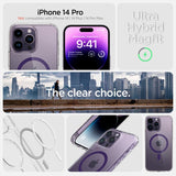 Spigen iPhone 14 Pro -suojakuori Ultra Hybrid MagFit Deep Purple