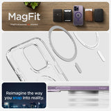 Spigen iPhone 14 Pro -suojakuori Ultra Hybrid MagFit Deep Purple