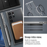 Spigen Samsung Galaxy S23 Ultra kuori Ultra Hybrid OneTap Ring MagSafe Musta