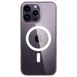 Spigen iPhone 14 Pro Max -kuori AirSkin Hybrid MagFit, valkoinen