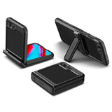 Spigen Samsung Galaxy Z Flip 5 Tough Armor Pro -suojakuori, musta