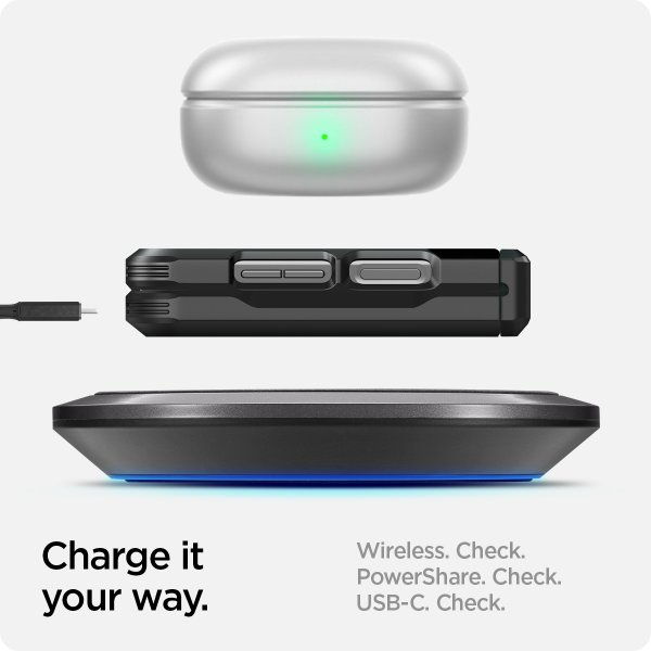 Spigen Samsung Galaxy Z Flip 5 Tough Armor Pro -suojakuori, musta