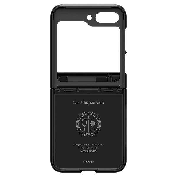Spigen Samsung Galaxy Z Flip 5 Tough Armor Pro -suojakuori, musta