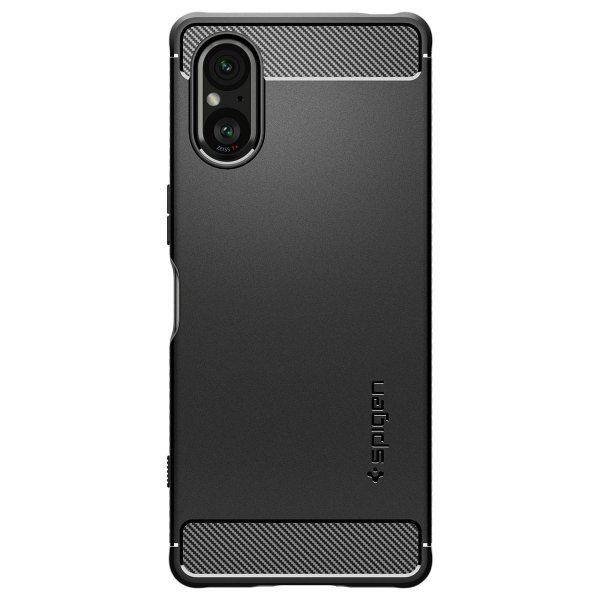 Spigen Sony Xperia 5 V -suojakotelo Rugged Armor Matte Black