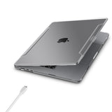 Spigen MacBook Air 15 M2 (A2941)/M3 (A3114) Thin Fit -suojakuori, kirkas
