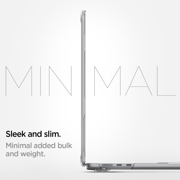 Spigen MacBook Air 15 M2 (A2941)/M3 (A3114) Thin Fit -suojakuori, kirkas