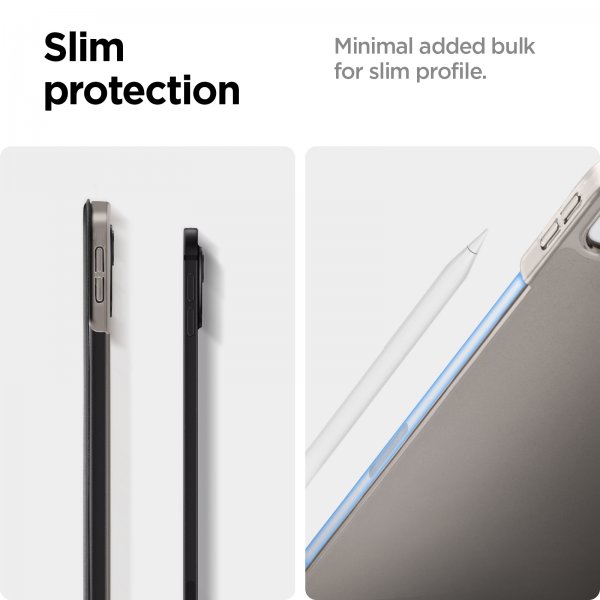 Spigen iPad Pro 11 (M4/M5) Suojakotelo Smart Fold, musta