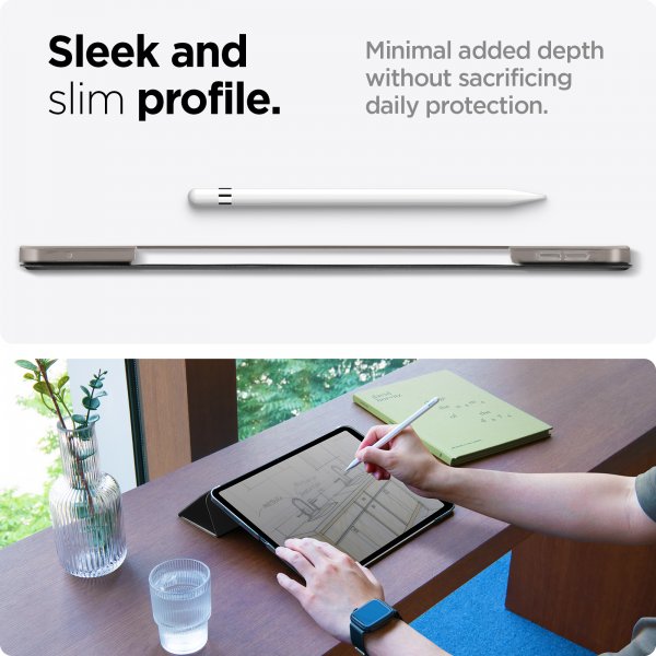 Spigen iPad Pro 11 (M4/M5) Suojakotelo Smart Fold, musta