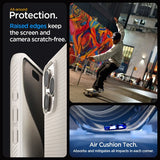 Spigen iPhone 15 Pro Max Kuori Liquid Air Natural Titanium