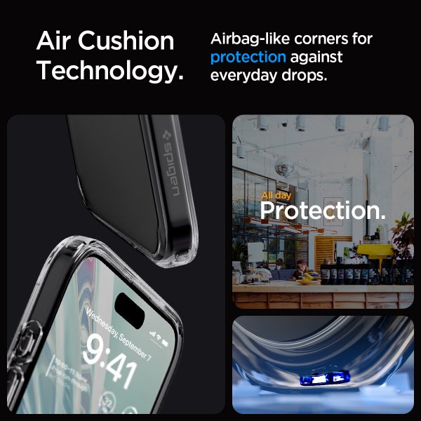 Spigen iPhone 15 Pro Ultra Hybrid Space Crystal -suojakuori