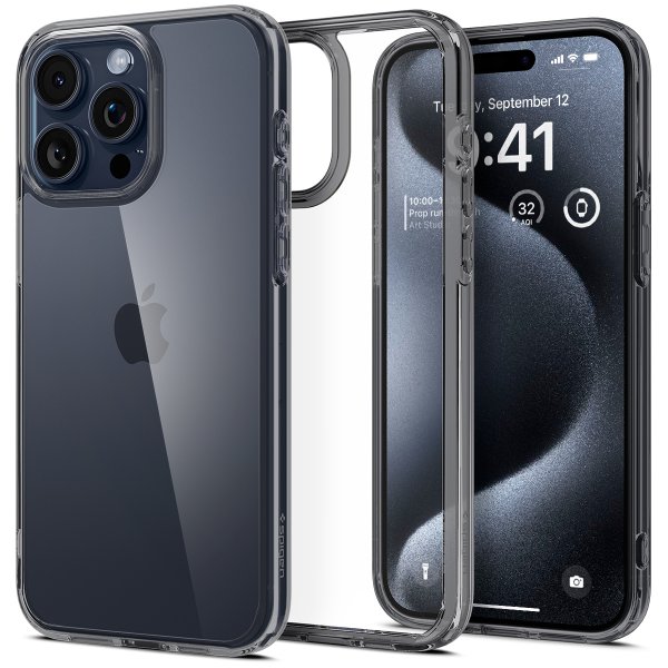 Spigen iPhone 15 Pro Ultra Hybrid Space Crystal -suojakuori