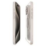 Spigen iPhone 15 Pro Kuori Ultra Hybrid MagFit Frost Natural Titanium