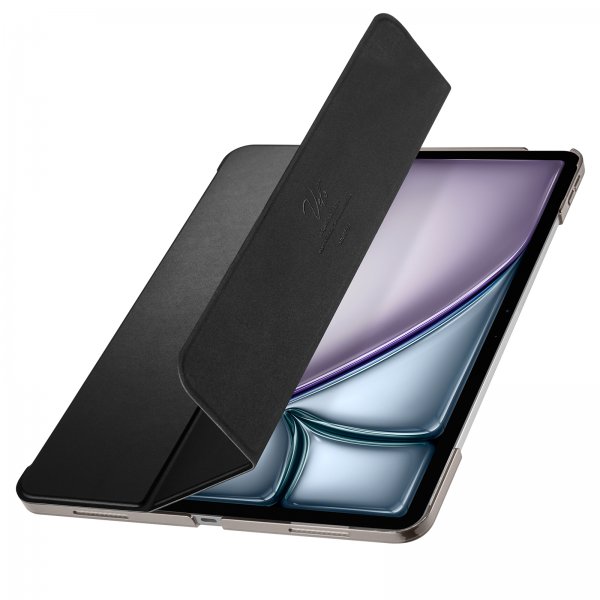 Spigen iPad Air 13 (M2/M3/M4) -suojakotelo Smart Fold, musta