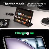 Spigen iPad Air 13 (M2/M3/M4) -suojakotelo Smart Fold, musta
