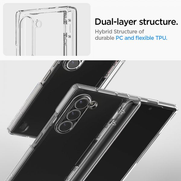 Spigen Samsung Galaxy Z Fold 6 Ultra Hybrid Pro Crystal Clear -suojakuori