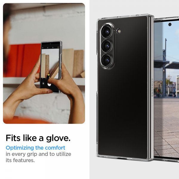 Spigen Samsung Galaxy Z Fold 6 Suojakuori Air Skin Crystal Clear